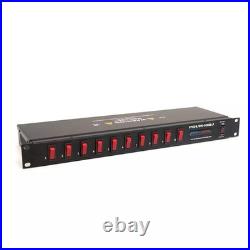 Penn E 1U Type G 13A 10-Channel Power Distribution Unit (UK)
