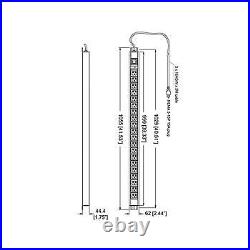 Penn Elcom 20 Way Vertical Rack Power Distribution Unit PDU-UK-20B