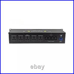 Penn Elcom 2U 20 Amp Rack Mount PDU with Power Monitoring and Overload Protec