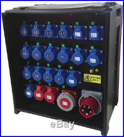 Power Distribution Distro Box. Stage Site Electrical & Event Panel Board MS125-1