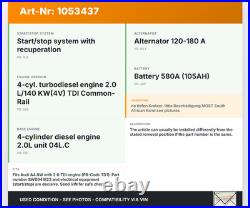Power distribution unit Hybrid Power control unit for Audi A4 8W 15-19 2,0