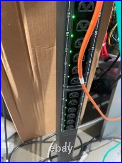 Powertek IEXPOMS503616AV smart POMS 0U Rack Mount PDU Single phase Black Oled Powertek IEXPOMS503616AV smart POMS 0U Rack Mount PDU Single phase Black Oled