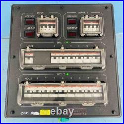 Professional Dual UPS Power Distribution Unit GES 16xMCB 2xGenerator Portable Professional Dual UPS Power Distribution Unit GES 16xMCB 2xGenerator Portable