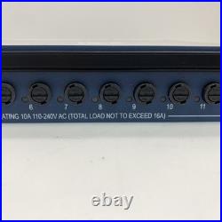 Professional PDU Ethernet Serial GPI TSL MDU12-16A 12x IEC C13 PowerCON 1U Rack