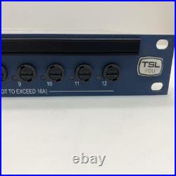 Professional PDU Ethernet Serial GPI TSL MDU12-16A 12x IEC C13 PowerCON 1U Rack