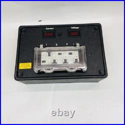 Professional RCBO Power Box Siemens 3-Way Volt Amps Meters Industrial Professional RCBO Power Box Siemens 3-Way Volt Amps Meters Industrial