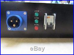 RS power distro / distribution unit, 16 amp cee form, 4 x 13 amp plug sockets