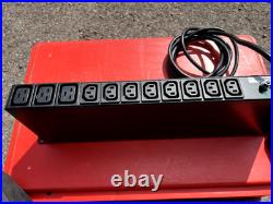 Rack Mountable PDU 1U 230V 8xC13 3xC19 Outputs Power Distribution Unit C20 Plug