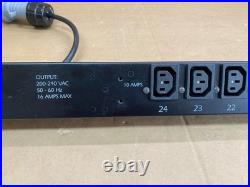 Rack PDU Zero U Ethernet APC AP7954 24 Outlets Green Networking FULLY TESTED