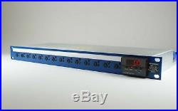 Rack mount 19 power distribution unit 14-way IEC 20Amps with multifuntion meter