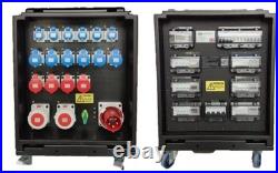 Raiden Power Distribution Box 125A 3 Phase Distro IP44 MCB 125Amp With RCBO Raiden Power Distribution Box 125A 3 Phase Distro IP44 MCB 125Amp With RCBO