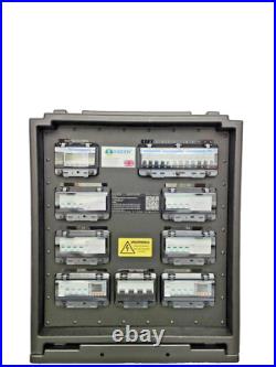 Raiden Power Distribution Box 125A 3 Phase Distro IP44 MCB 125Amp With RCBO Raiden Power Distribution Box 125A 3 Phase Distro IP44 MCB 125Amp With RCBO