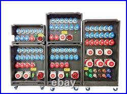 Raiden Power Distribution Box 125A 3 Phase Distro IP44 MCB 125Amp With RCBO Raiden Power Distribution Box 125A 3 Phase Distro IP44 MCB 125Amp With RCBO