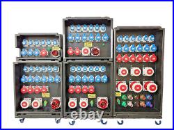 Raiden Power Distribution Box 125A 3 Phase Distro IP44 MCB 125Amp With RCBO Raiden Power Distribution Box 125A 3 Phase Distro IP44 MCB 125Amp With RCBO