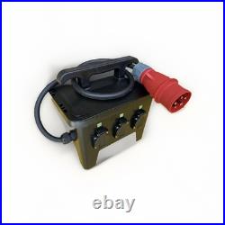Raiden Power Distribution Box 5P 32A 380V Three Phase Event Distro Raiden Power Distribution Box 5P 32A 380V Three Phase Event Distro