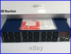 Raritan 18 Port 2U Horizontal Smart PDU 415V 20A 12x C13 6x C19 17.3KVA PX2-4507