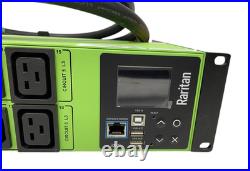 Raritan PX3-1906R-K301 3-phase 32A 22kVA 6x C19 12x C13 Rack 2U Metered PDU
