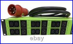 Raritan PX3-1906R-K301 3-phase 32A 22kVA 6x C19 12x C13 Rack 2U Metered PDU