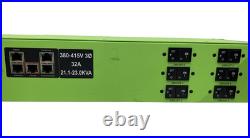 Raritan PX3-1906R-K301 3-phase 32A 22kVA 6x C19 12x C13 Rack 2U Metered PDU