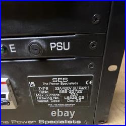SES 32A/400V 3-Phase 6U Rack Distribution Board, RCD, IEC 60309, IP44 Event