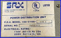 SRX 150-2100-0000K POWER DISTRIBUTION UNIT, 110/220 V, 50/60 Hz, USED
