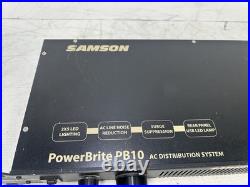 Samson PowerBrite PB10 1U Rack Power Conditioner IEC Distribution unit