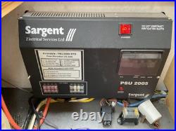 Sargent PSU2005, 240v, 12v Distribution Box Charging & Power Supply Caravan Sargent PSU2005, 240v, 12v Distribution Box Charging & Power Supply Caravan