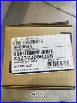 Schneider AP6003A Rack Power Distribution Unit. Brand New