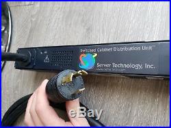 ServerTech Sentry Rack PDU, Switched, 0U CW-24V2-L30M, NEMA L 6-30P Cord Set