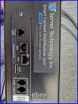 ServerTech Smart PDU 12xC19 sockets CS-12HDEJ454A3 Rack Mount With Breckets