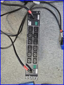 ServerTech Smart PDU 12xC19 sockets CS-12HDEJ454A3 Rack Mount With Breckets