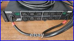 Server Technology GS-12HDEK454A3 Smart PDU 12x C19 PIPS Power Distribution Unit