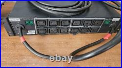Server Technology GS-12HDEK454A3 Smart PDU 12x C19 PIPS Power Distribution Unit