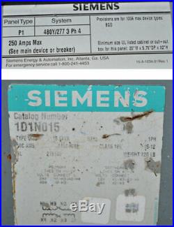 Siemens 15-kVA 1-Ph 120/240V Power Distribution Unit 200A Industrial Temporary