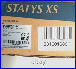 Socomec 3310016001 STATYS XS 16A Automatic Transfer Switch 19 Rack Mount