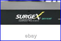 SurgeX SX1115-RT Advanced Series Mode 8Outlet Surge Eliminator Power Conditioner