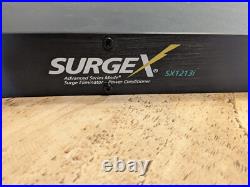 SurgeX SX-1213i Rack Mount Surge Eliminator 11 way IEC PDU 1U rackmount power