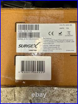 SurgeX SX-VS-108i Vertical Series Surge Protection IEC PDU Unit Vertical Network