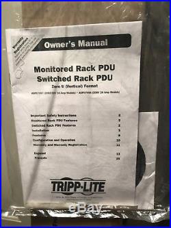 TRIPP LITE PDUMV30HVNET PDU Switched 208V-240V 30A 24 Outlets, 20 C14, 4 C19 NEW