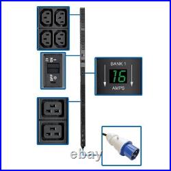 Tripp Lite 7.7kW Single-Phase Local Metered PDU, 200-240V Outlets 8 C19 and 40