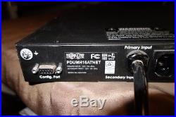 Tripp Lite PDUMH15ATNET Switched, Metered 1U 120V 15A 12 ft PDU