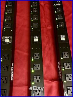 Tripp Lite PDUMV15NET Switched PDU 15A 16 Outlets Vertical Rack-Mount Power