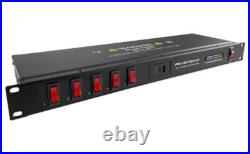 Type G 1U 16A 5 Channel Switched PDU / Power Distribution Unit PDU16-5DJ-AV-UK