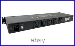 Type G 1U 16A 5 Channel Switched PDU / Power Distribution Unit PDU16-5DJ-AV-UK