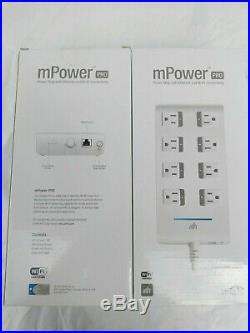 Ubiquiti MPOWER PRO mfi Power Strip WIFI Ethernet connectivity 8 Port Outlets