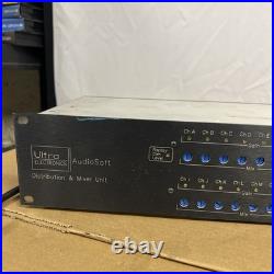 Ultra Electronics AudioSoft Distribution & Mixer Unit 1U Rack Tested Working