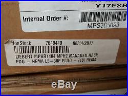 VERTIV Network Power MPH2 Managed Rack PDU MPHR1404 30A (18) 5-20R Receptacles