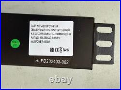 Vertical 24 Way Switched PDU 20 C13 4 C19 x2 units