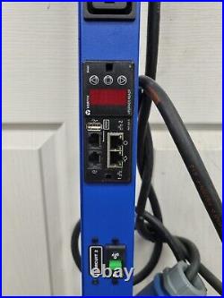 Vertiv Geist GI39742-B Vertical x36-C13 x6-C19 32A Single Phase PDU Blue