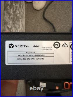 Vertiv Geist Gu30019l Power Distribution Unit (pdu) 36 Ac Outlet(s) 0u Black